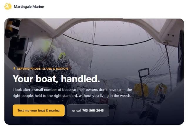 Martingale Marine on Instagram — What we do, Jul 16, 2026